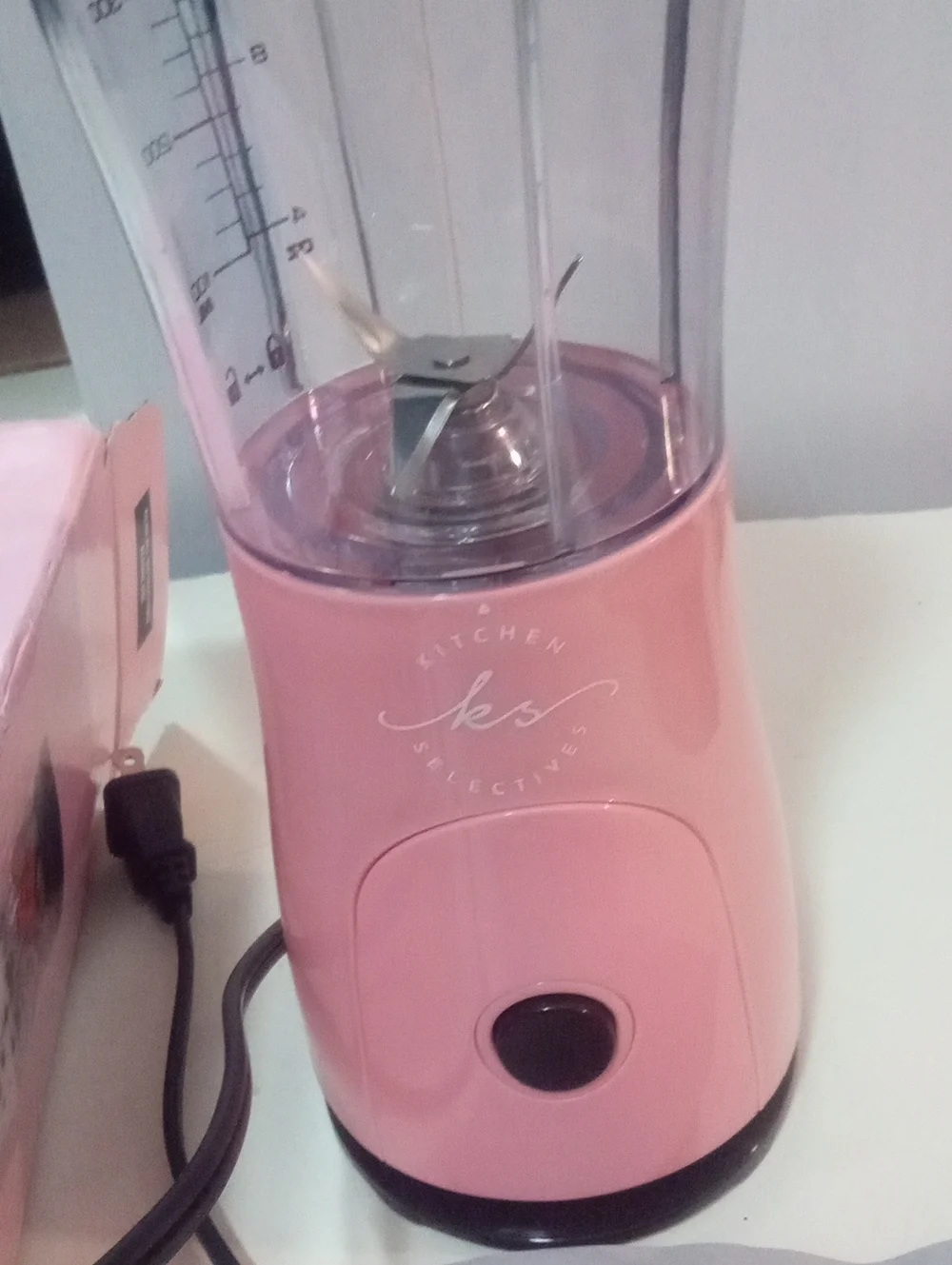 Pink Personal Blender with Travel Lid